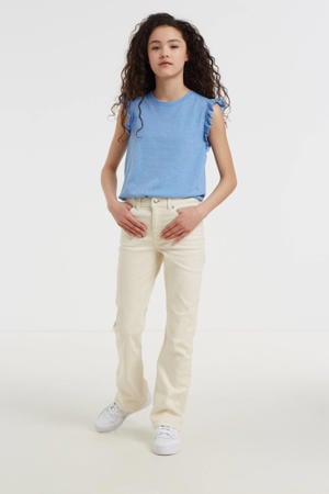 flared jeans ecru