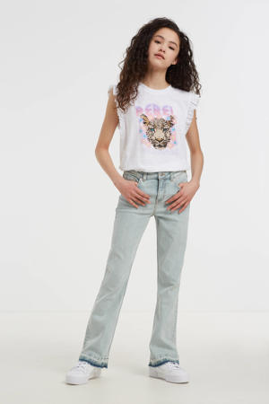 flared jeans lichtblauw