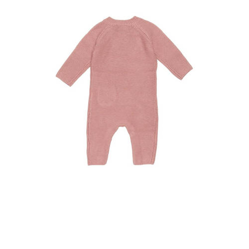 Little Dutch gebreid boxpak vintage roze Jongens Katoen Ronde hals Effen