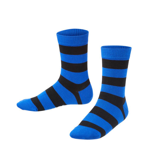 Falke sokken set van 3 blauw grijs Jongens Meisjes Katoen All over print 23-26