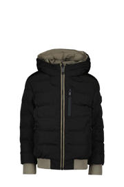 thumbnail: Airforce gewatteerde reversible winterjas bruin/zwart