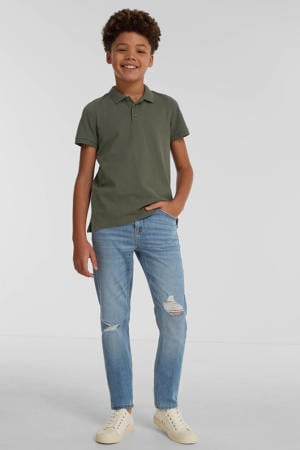 slim fit jeans lichtblauw