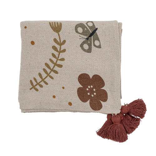 Bloomingville Mini plaid Dorell Accessoire Bruin Meerkleurig