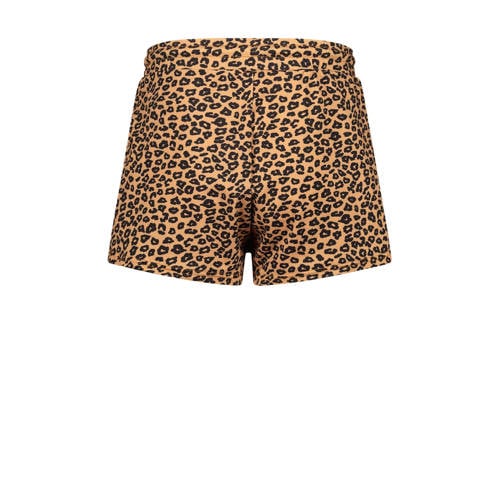 Orange Stars zwemshort met panterprint bruin Meisjes Polyester 104-110