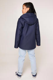 thumbnail: America Today unisex regenjas Janice Teddy JR donkerblauw