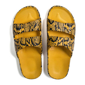   slippers geel/zwart