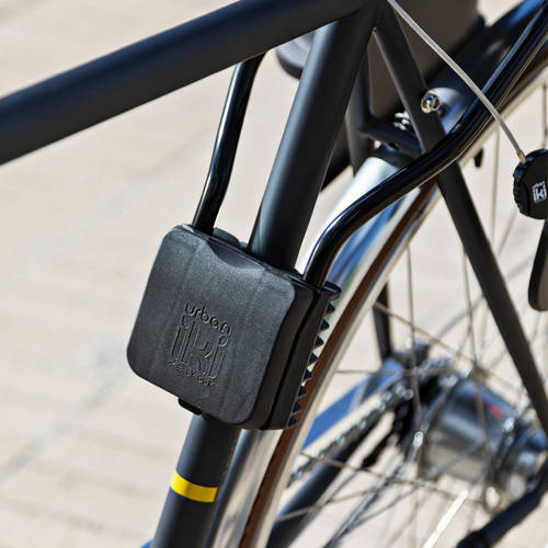 Urban Iki Momigara Bio achterzitje framebevestiging Fietsstoeltje achter Bruin