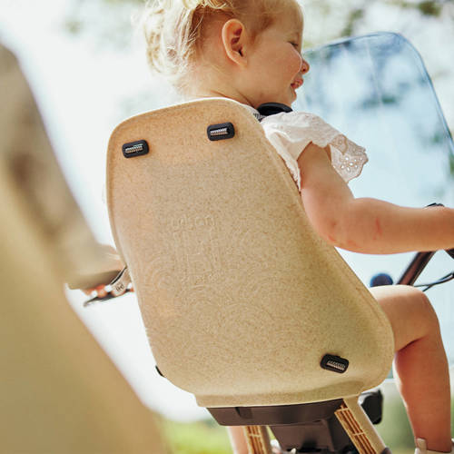 Urban Iki Momigara Bio voorzitje Fietsstoeltje voor Beige
