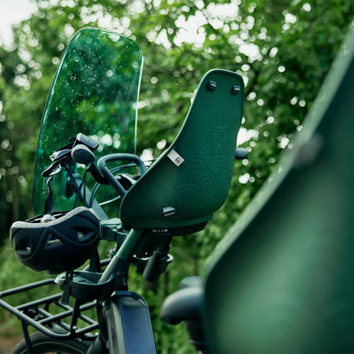 Urban Iki Momigara Bio voorzitje Fietsstoeltje voor Groen