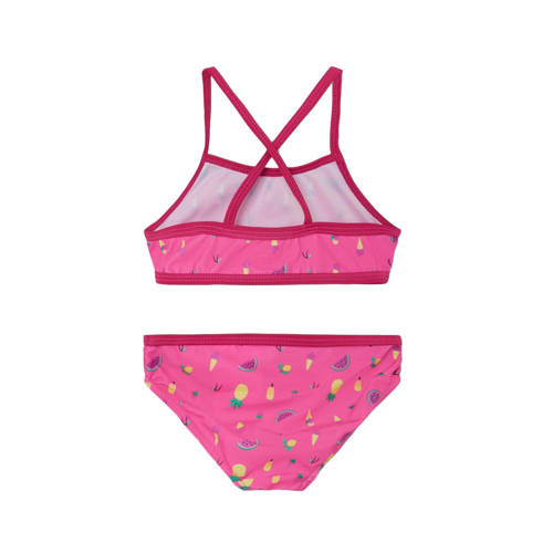 Name it MINI crop bikini NMFZIZA roze Meisjes Gerecycled polyester (duurzaam) 74 80