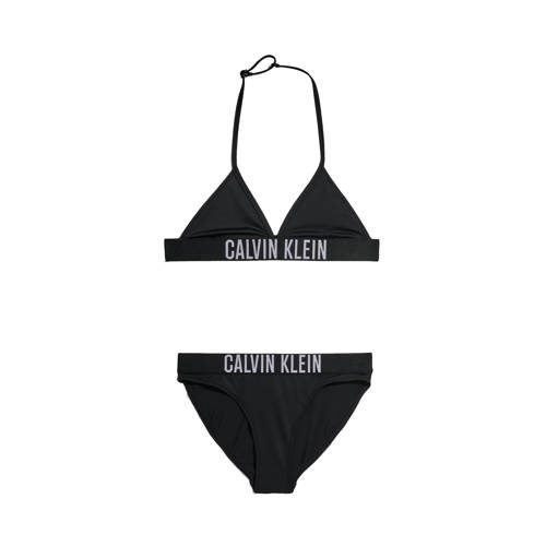 Calvin Klein triangel bikini zwart Meisjes Gerecycled polyamide (duurzaam) - 128/140