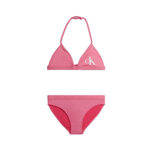 Calvin Klein triangel bikini roze Meisjes Gerecycled polyester (duurzaam) - 140/152