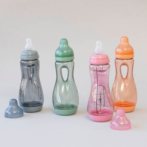 Difrax Handgreep Babyfles 240 ml Oranje | Fles van