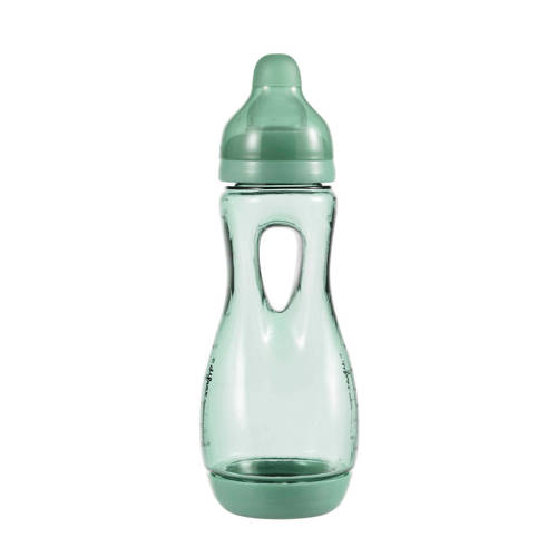 Difrax Handgreep Babyfles 240 ml Groen | Fles van