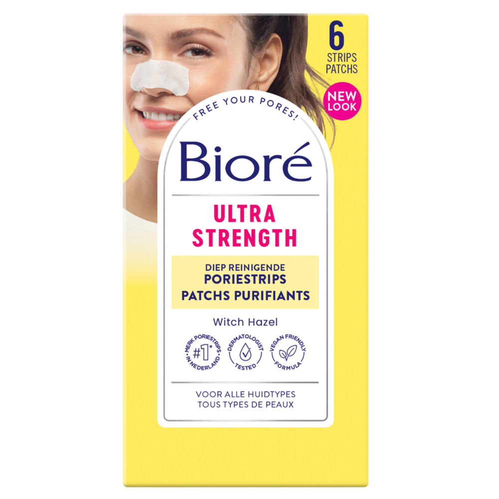 Bioré Ultra Diep Reinigende Porie strips 6 strips