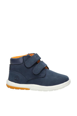 Tracks nubuck enkelboots blauw