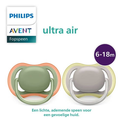 Philips Avent Ultra Air fopspeen SCF085 20 (2 stuks)