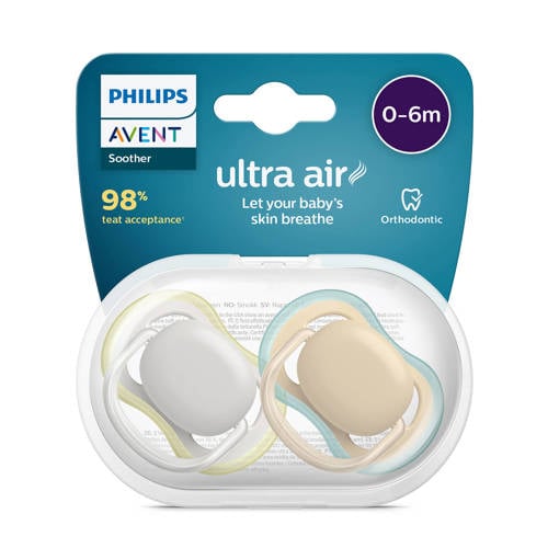 Philips Avent Ultra Air Fopspeen 0-6M 2 stuks SCF085 15