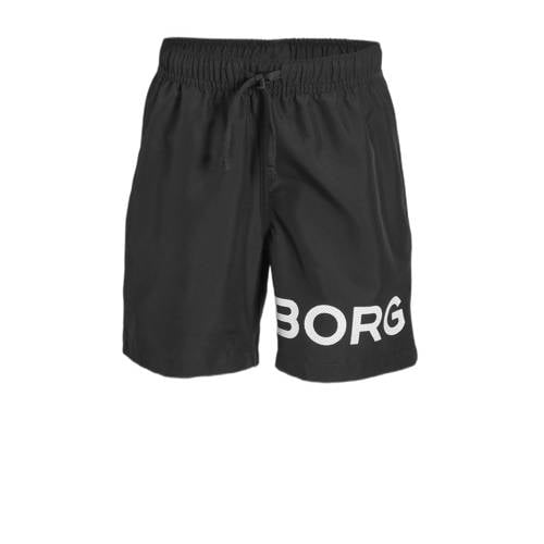 Björn Borg zwemshort zwart Jongens Gerecycled polyester Logo