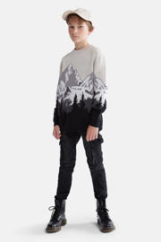 thumbnail: Shoeby slim fit jeans Gregor Cargo zwart