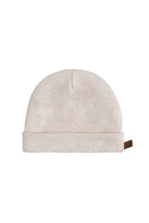 gebreid baby mutsje warm linen