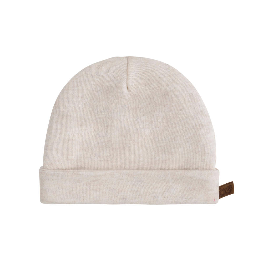 Baby's Only gebreid baby mutsje warm linen