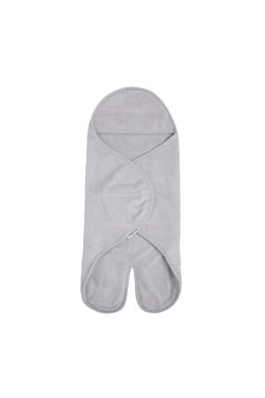 wikkeldeken met voetjes Cozy autostoel 0+ 5-puntsgordel dusty grey