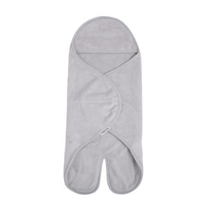wikkeldeken met voetjes Cozy autostoel 0+ 5-puntsgordel dusty grey
