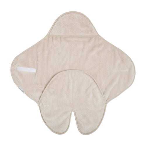 Baby's Only wikkeldeken met voetjes Cozy autostoel 0+ 5-puntsgordel warm linen Ecru