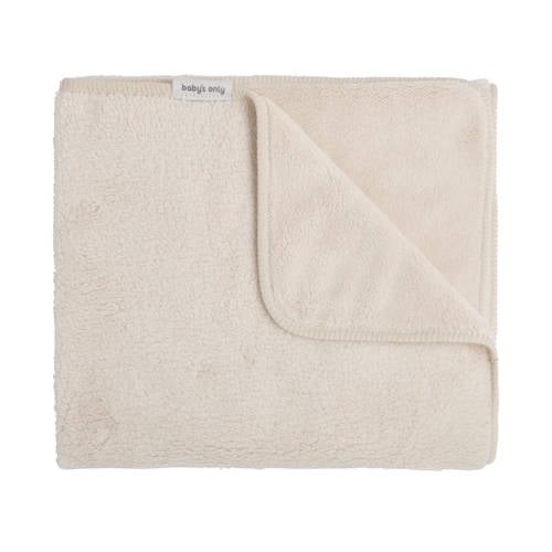 Baby's Only baby wiegdeken Cozy 70x95 cm warm linen Babydeken Ecru Effen
