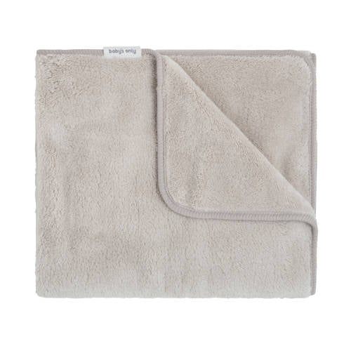 Baby's Only baby wiegdeken Cozy 70x95 cm urban taupe Babydeken Beige Effen