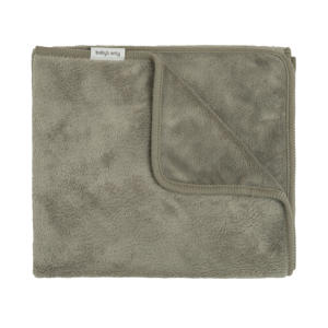 baby ledikantdeken Cozy 100x135 cm urban green