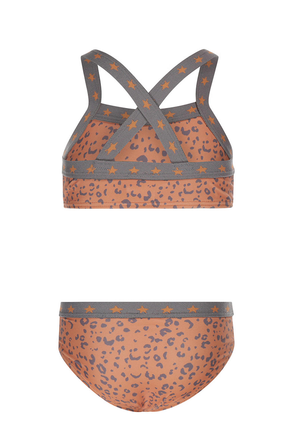 Koko Noko crop bikini oranje/grijs