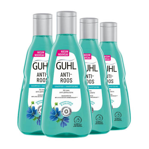 Guhl Anti-Roos shampoo - 4 x 250 ml | Shampoo van Guhl afbeelding