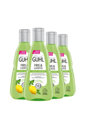Fris & Luchtig shampoo - 4 x 250 ml - voordeelverpakking