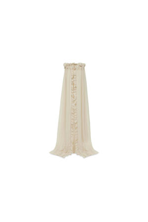 sluier Vintage Ruffle 155 cm Nougat