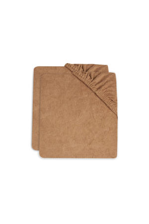 aankleedkussenhoes badstof 50x70cm - set van 2 Biscuit