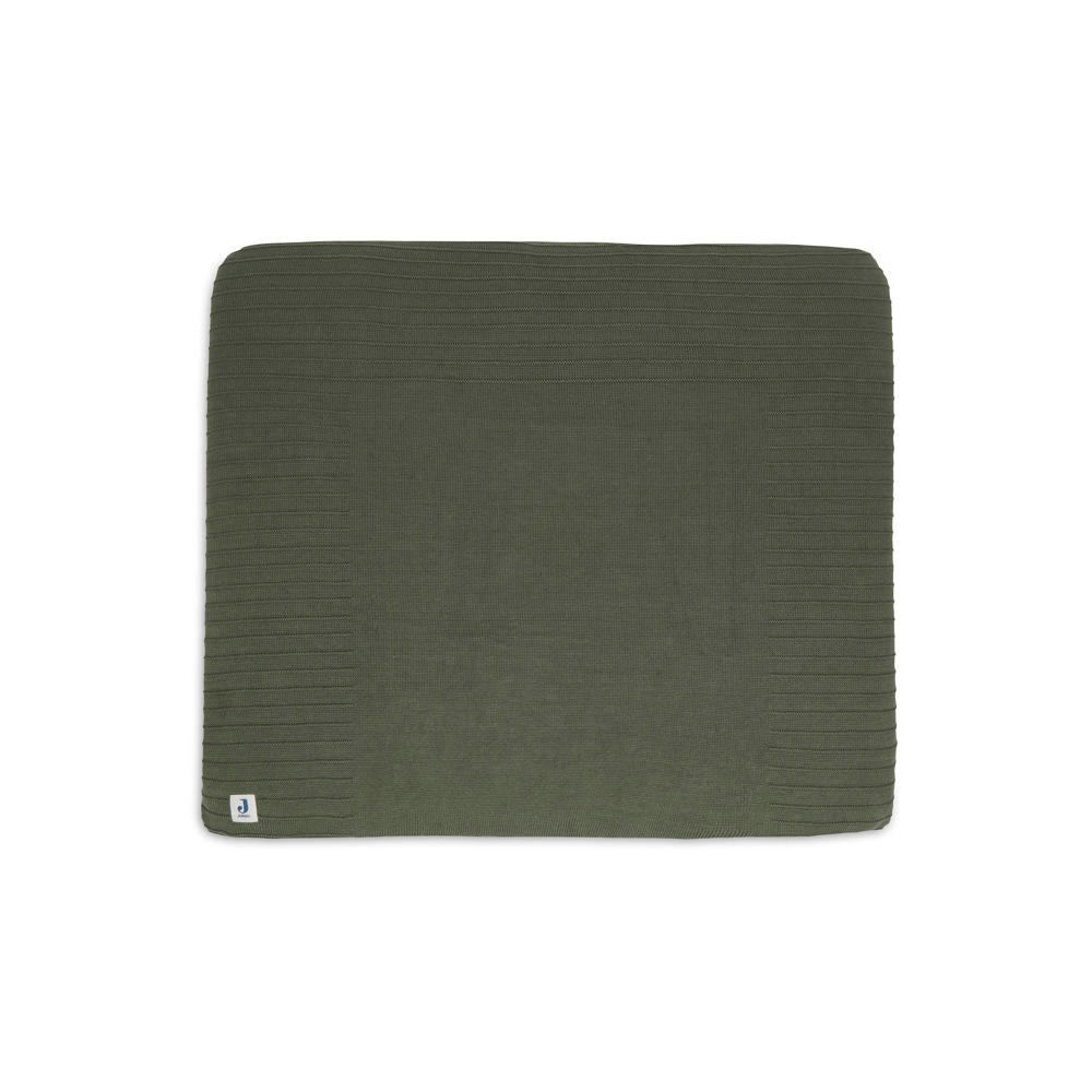 Jollein aankleedkussenhoes 75x85cm Pure Knit Leaf Green