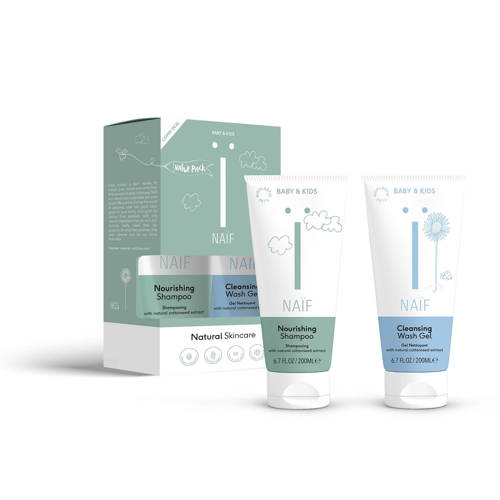 NAÏF Value Pack Shampoo + Wasgel voor Baby & kids | Shampoo van