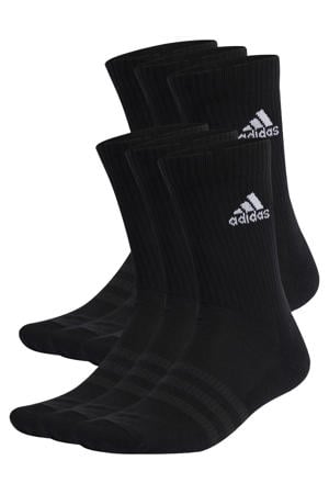 sportsokken - zwart (set van 6)