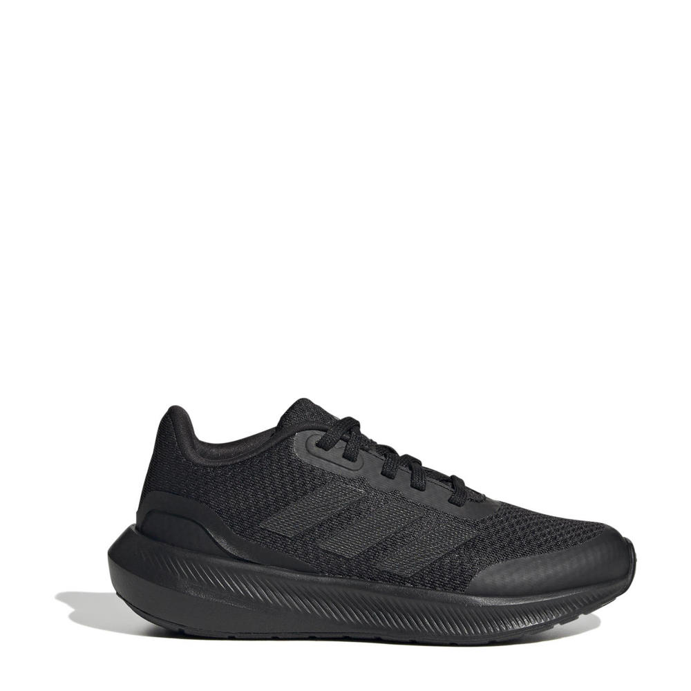 Zwarte jongens en meisjes adidas Sportswear Runfalcon 3.0 sneakers van mesh/voering: mesh/voetbed: eva met veters
