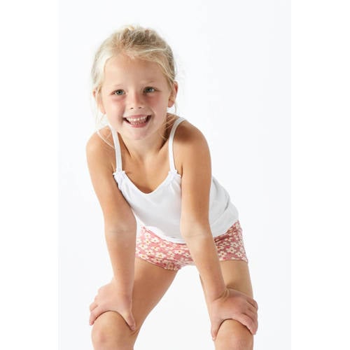 Little Label hemd van katoen - set van 3 wit Meisjes Stretchkatoen Ronde hals - maat 158/164 afbeelding
