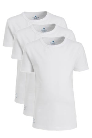 T-shirt van biologisch katoen - set van 3 wit