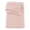Meyco reversible baby wiegdeken Mini Knots Teddy 75x100 cm Soft Pink