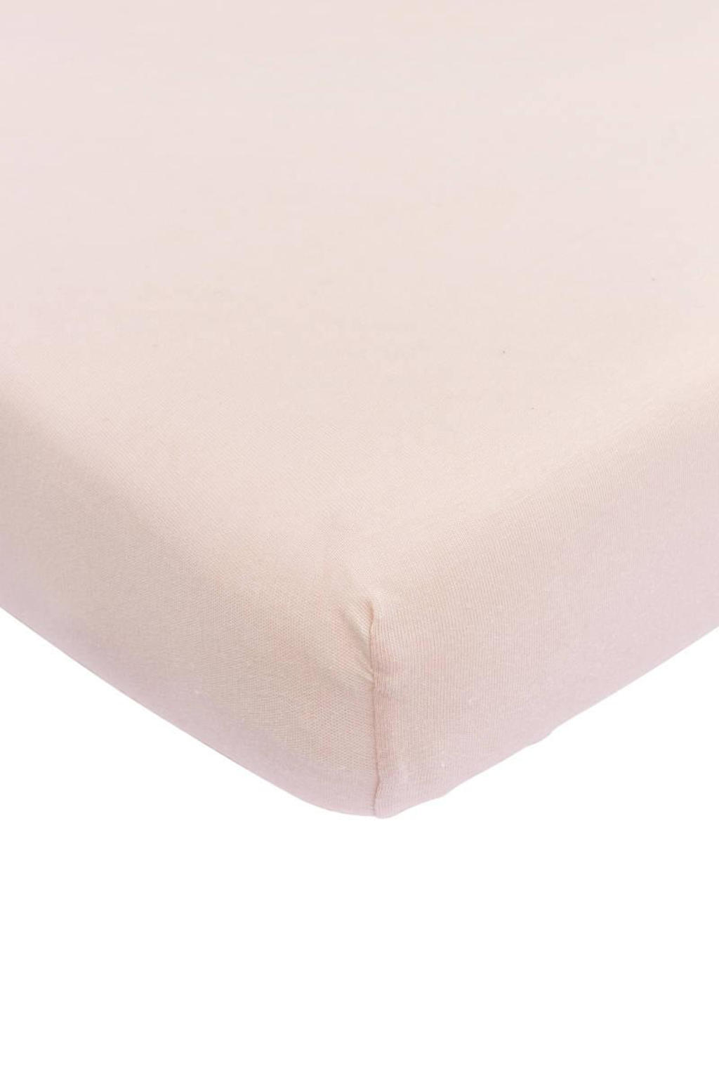 Meyco katoenen jersey juniorbed hoeslaken 70x140/150 cm Soft Pink