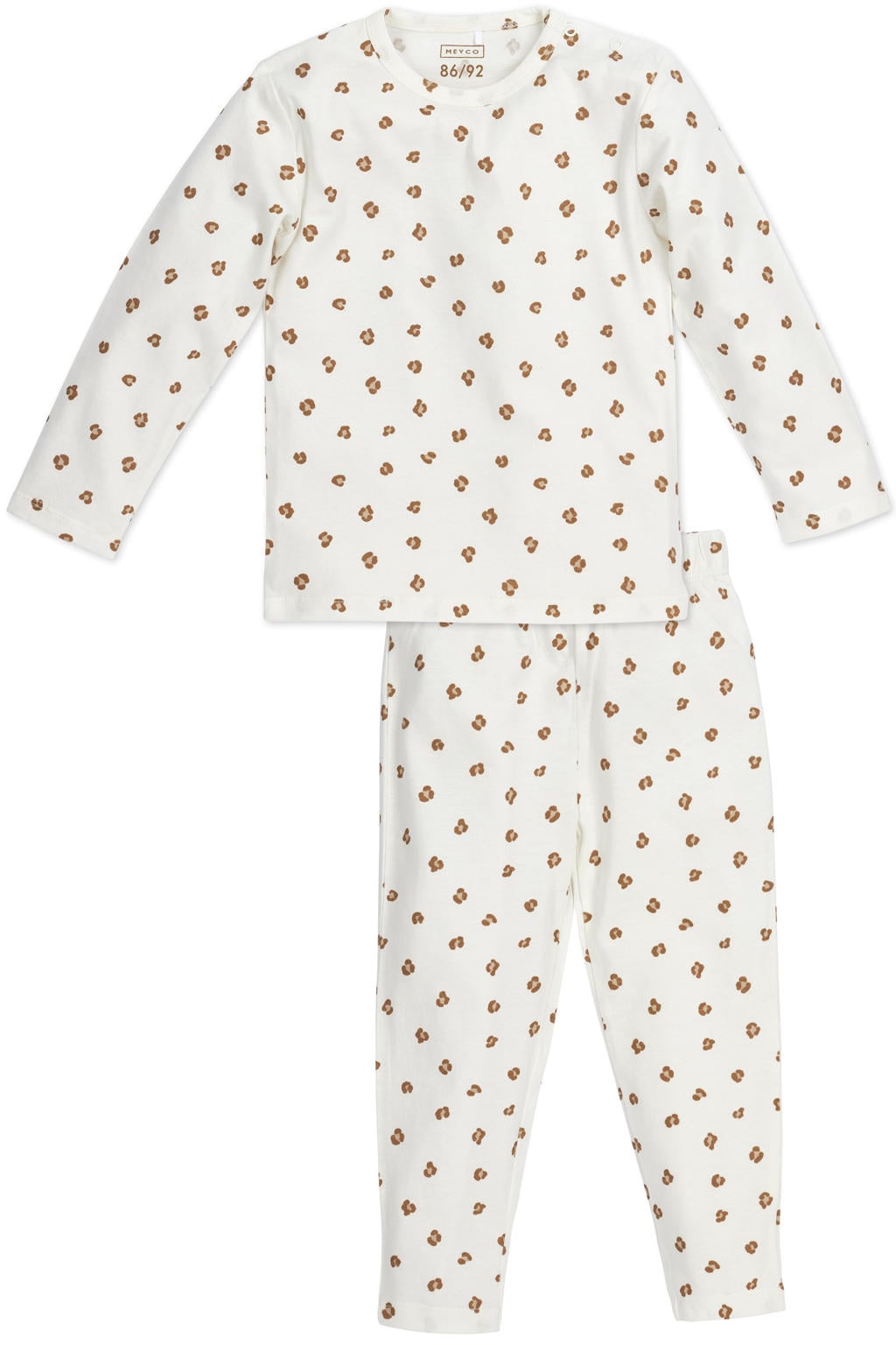 Meyco pyjama Mini Panther Offwhite