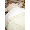 Meyco baby wieglaken 75x100 cm - Offwhite (set van 2)
