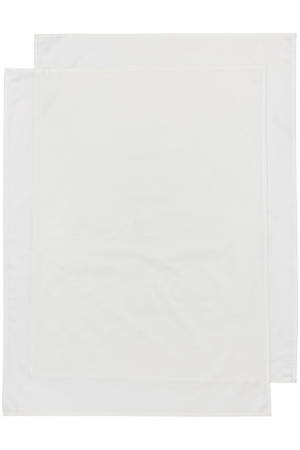 baby wieglaken 75x100 cm - Offwhite (set van 2)