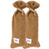 Meyco kruikenzak Basic Badstof 13xh35cm - Toffee (set van 2)