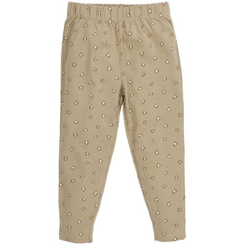 Meyco pyjama Mini Panther Sand Bruin Katoen Ronde hals 110 116